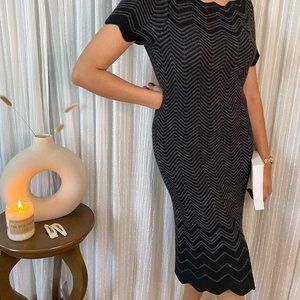 Tory Burch Knit Sweater Midi Dress